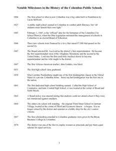Microsoft Word[removed]Notable Milestones in the History of the CPS.doc