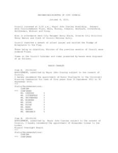 PROCEEDINGS/MINUTES OF CITY COUNCIL …October 8, 2014… Council convened at 2:02 p.m., Mayor John Cranley Presiding. Present were Councilmembers Flynn, Mann, Murray, Simpson, Seelbach, Sittenfeld, Smitherman, Winburn a