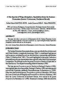 J. Ent. Res. Soc. 9(1): 1-6, 2007  ISSN:[removed]