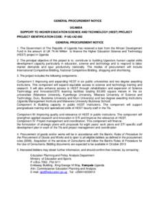 Geography of Africa / Nakawa Division / Association of Commonwealth Universities / Kyambogo University / Makerere University / Busitema University / Uganda Management Institute / Muni University / Mbarara University of Science and Technology / Education in Uganda / Kampala / Kampala District