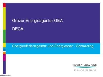 Presentation title  Grazer Energieagentur GEA