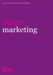 Direct marketing guidance