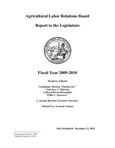 United States / Unfair labor practice / Administrative law judge / National Labor Relations Board / Protected concerted activity / Labor relations at the Santa Barbara News-Press / Law / California Agricultural Labor Relations Act / National Labor Relations Act