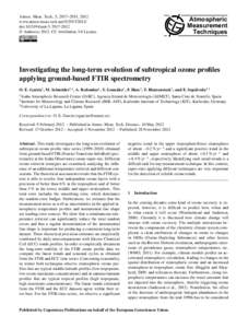 Atmos. Meas. Tech., 5, 2917–2931, 2012 www.atmos-meas-tech.netdoi:amt © Author(sCC Attribution 3.0 License.  Atmospheric