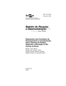 ISSN[removed]Dezembro, 2003 Empresa Brasileira de Pesquisa Agropecuária