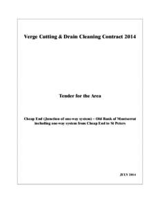 Microsoft Word - Verge Cutting and Drain Cleaning Tender[removed]_Section 3_ Cheap End _Junction of one-way system_ - Old Bank o