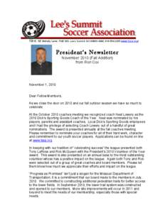 Lone Star Soccer Alliance / Soccer in the United States / Sports in the United States