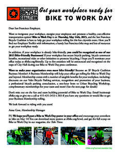 San Francisco Bicycle Coalition / Publishing / Transport / Bicycle / Bicycling / Cycling in Toronto / Cycling in San Francisco / Sustainable transport / Cycling