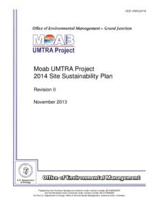 Energy in the United States / Construction / Energy Savings Performance Contract / Green building / Sustainability / Architecture / United States Department of Energy / Uranium Mill Tailings Remedial Action