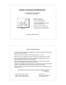 Aziridines / Carbamates / Mitomycin / Quinones / Interstellar nitrogen monohydride / Chemistry / Organic chemistry / Ethers