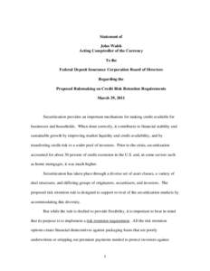 The securitization markets provide an important mechanism for making credit available for businesses and households, but they do so through a diverse set of asset classes, a variety of deal structures, and differing grou