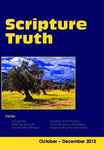 Scripture Truth Inside: Caught Up Obeying the truth