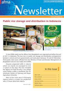 Public rice storage and distribution in Indonesia  “Sugar Free Rice: There is a growing concern about the nutritional aspect of rice in Indonesia Cipinang Rice Wholesale Market, Jakarta, Indonesia