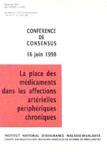 Réunions de consensus - La place des médicaments dans les affections artérielles périphériques chroniques