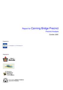 Report for Canning  Bridge Precinct Precinct Analysis October 2009