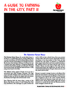 Staten Island Ferry / Pieter Claesen Wyckoff / Wyckoff House / Historic Richmond Town / Staten Island / Valentine-Varian House / Isaac L. Varian / Flatlands /  Brooklyn / Farm / New York / Geography of New York City / Boroughs of New York City