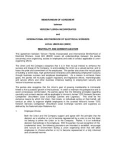 Law / Business ethics / Mediation / Union busting / Verizon Communications / Arbitration / National Labor Relations Act / Collective bargaining / Union organizer / Labour relations / Trade unions / Human resource management