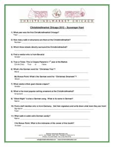 Microsoft Word - Scavenger HuntQuestions