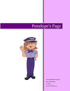 Penelope‘s Page  www.girlswithwings.com Girls with Wings[removed] © Girls With Wings, Inc.