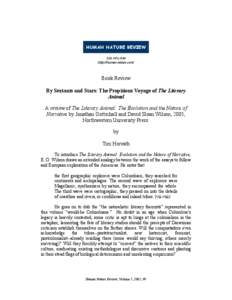 Evolutionary psychology / Evolutionary biology / Human behavior / Interdisciplinary fields / Evolutionary biologists / Darwinian literary studies / Joseph Carroll / Jonathan Gottschall / Human nature / Science / Behavior / Ethology