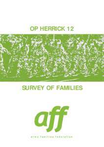 OP HERRICK 12  SURVEY OF FAMILIES army families federation