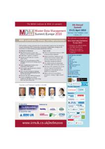 21305 IRM MDM Brochure 2010:19873 IRM Data Governance Broch:26