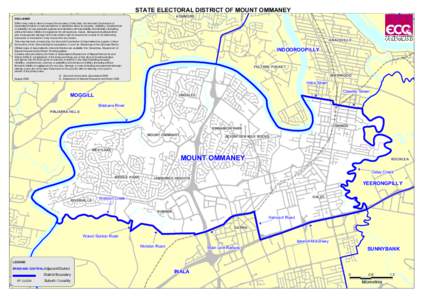 STATE STATE ELECTORAL ELECTORAL DISTRICT DISTRICT OF OF MOUNT MOUNT OMMANEY