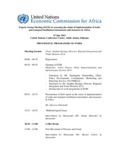 Microsoft Word - EGM on Status of Implementation of Trade &慭瀻 Transport Faciliation Instruments _2013_.doc