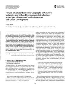 Economics / Creative industries / Creative class / Creative Cities / Richard Florida / Creativity / Charles Landry / Comedia / Cognitive-cultural economy / Cultural economics / Science / Knowledge