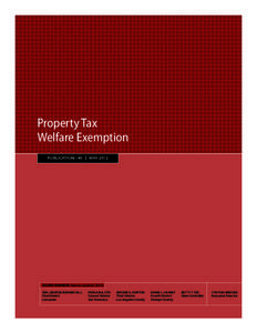 Property Tax Welfare Exemption