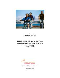 Title IV-E Eligibility and Reimburseability Policy Manual