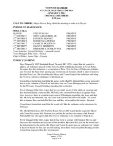 Microsoft Word - January 9, 2014 Council Minutes.docx