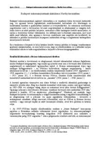 Ignácz Károly  Budapest önkormányzatának alakulása a Horthy-korszakban