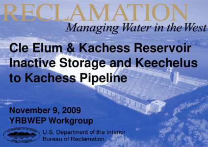 Cle Elum / Reservoir / Pump / Kachess Lake / Keechelus Lake / Kittitas County /  Washington / Wenatchee National Forest / Washington