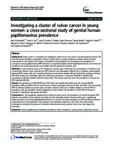 Gynaecological cancer / Vaccines / Viral diseases / Sexually transmitted diseases and infections / Human papillomavirus / HPV vaccine / Vaginal intraepithelial neoplasia / Anal cancer / Cervical cancer / Medicine / Papillomavirus / Oncology