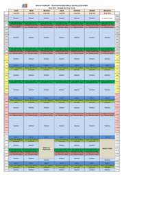 GRILLE HORAIRE - TÉLÉVISION RÉGIONALE HAUTE-CÔTE-NORD HiverSemaine du 04 au 10 mai Lundi Mardi