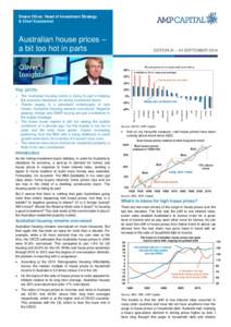 United States housing bubble / Financial crises / Negative gearing / Taxation in Australia / Australian property bubble / Economic bubble / Australian property market / Real estate economics / Credit rationing / Economics / Macroeconomics / Real estate