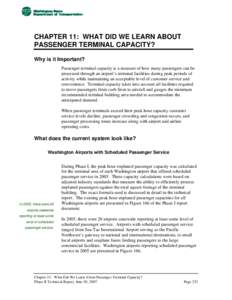 LATS Phase II - Chapter 11: What Did We Learn About Passenger Terminal Capacity?