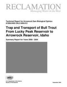 Microsoft Word - Trap and Transport TOC 00_04.doc