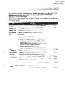 MIN[removed]MIN[removed]S866 Minter Ellison Consulting Department of the Environment, Water Heritage and the Arts Risk Assessment of the Insulation Components under the Energy Efficient Homes Package 1