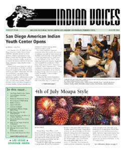 OUR 23RD YEAR  MULTICULTURAL NEWS FROM AN AMERICAN INDIAN PERSPECTIVE AUGUST 2009