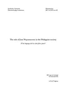 José Nepomuceno / Dalagang Bukid / Philippines / Bienvenido Lumbera / Filipino language / Ang Tatlong Hambog / Cinema of the Philippines / Asia / Ethnic groups in the Philippines
