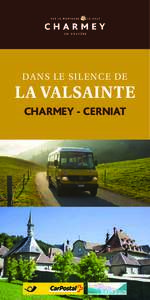 D A N S L E SIL EN C E D E  LA VALSAINTE CHARMEY - CERNIAT  CARPOSTAL VAL-DE-CHARMEY