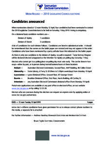 Microsoft Word - 04 Candidates announced.docx