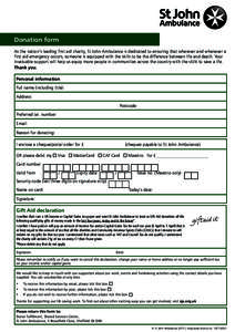 Income tax in the United States / Charitable organization / Tax / Income tax in Australia / St John Ambulance / Public economics / Business / Finance / Gift Aid / Taxation in the United Kingdom / Capital gains tax