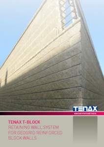 Retaining wall system for geogrids reinforced block walls