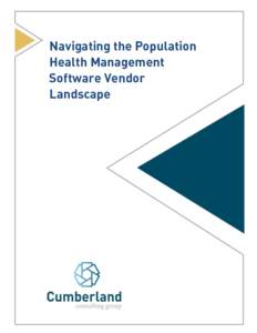 1 1 Navigating the Population Health Management Software Vendor