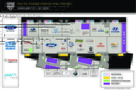 SOUTH TOWNE EXPOSITION CENTER JANUARY, 2016 ZIP LINE  TEST DRIVES