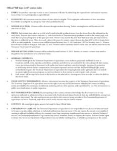 Offical “Fill Your Grill” contest rules 1. ENTRY: No purchase necessary to enter or win. Contestants will enter by submitting the required entry information via entry form at http://www.picktnproducts.org/Grill.html