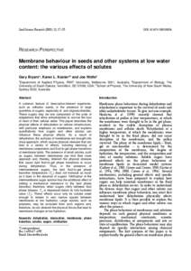 Cell membrane / Dehydration / Membrane technology / Lipid / Osmosis / Phosphatidylethanolamine / Membrane protein / Ethanol induced non-lamellar phases in phospholipids / Cryopreservation / Biology / Membrane biology / Lipid bilayer